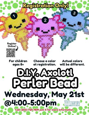 DIY Axolotl Perler B